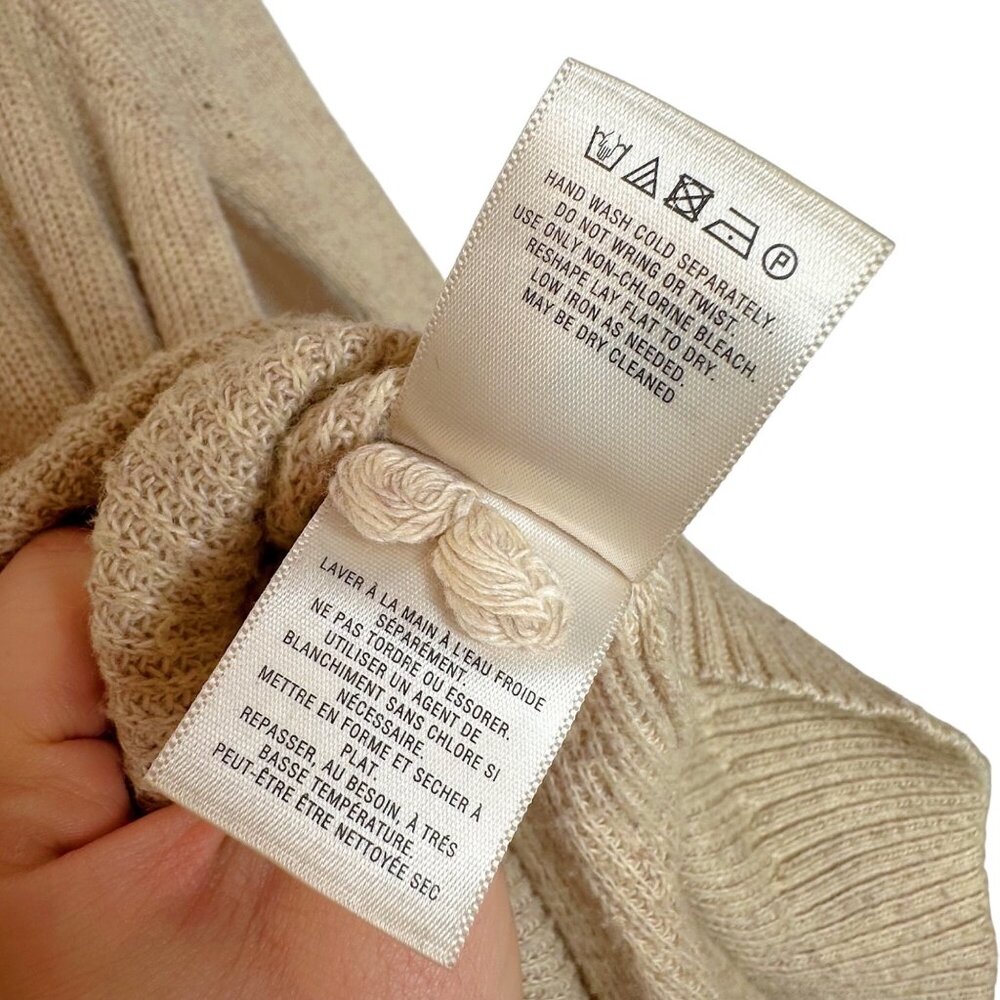 Anthropologie Cream Crew Neck Sweater - Picture 11 of 16